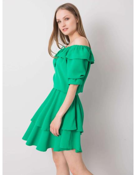 Dámské šaty Bella RUE PARIS zelené 