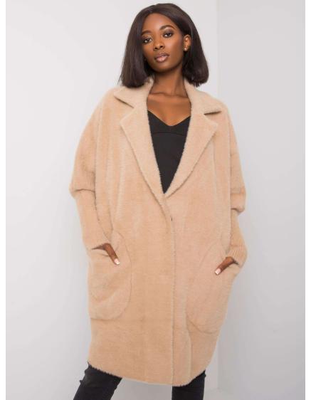Dámsky alpakový kabát NORA karamel