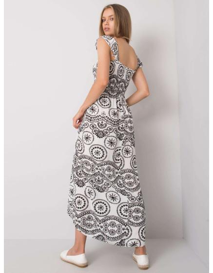 Dámské šaty maxi TAYLA bílé a černé  