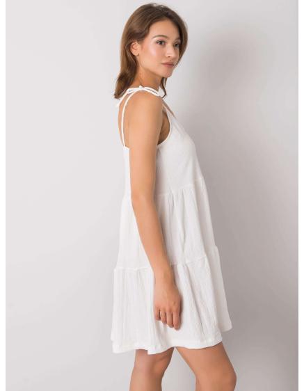 Női fodros ruha Manon RUE PARIS fehér