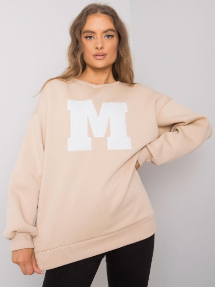 Dámska bavlnená mikina ARMELLE light beige