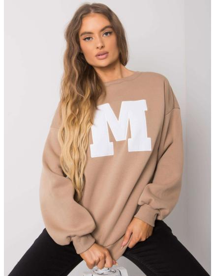 Dámska bavlnená mikina ARMELLE beige