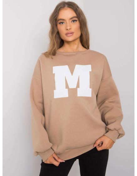 Dámska bavlnená mikina ARMELLE beige