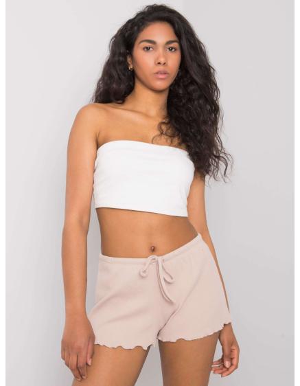 Női rövidnadrág Elmira RUE PARIS RUE PARIS bézs