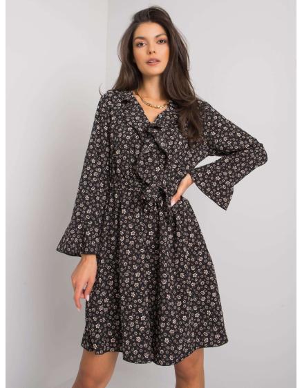 Női mintás ruha ADALEE fekete