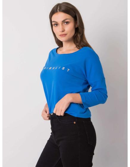 Dámská halenka s nápisem bavlněná CANTRICE tmavě modrá 