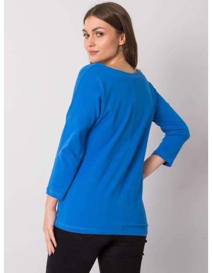 Dámská halenka s nápisem bavlněná CANTRICE tmavě modrá 