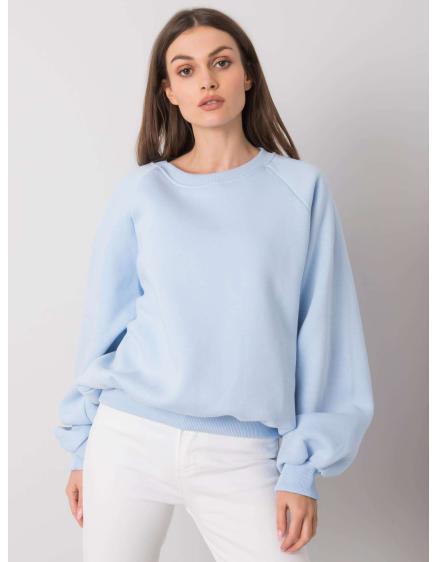 Női kapucnis pulóver Tashi RUE PARIS világoskék