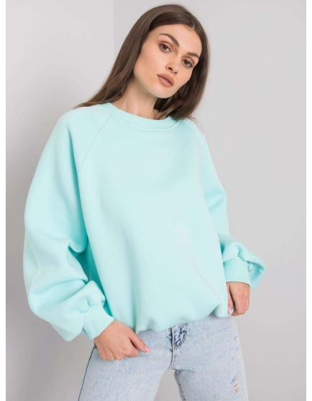 Dámská mikina s kapucí Tashi RUE PARIS mátově zelená 