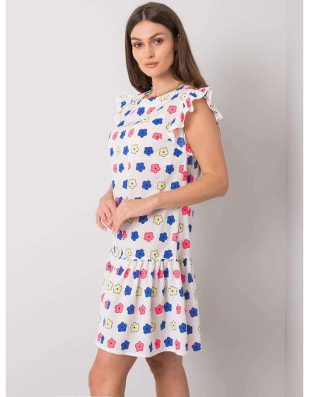 Női fodros ruha ERIA fehér