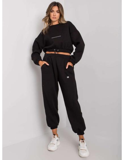 Női kétrészes tréningruha szett MALEAH fekete