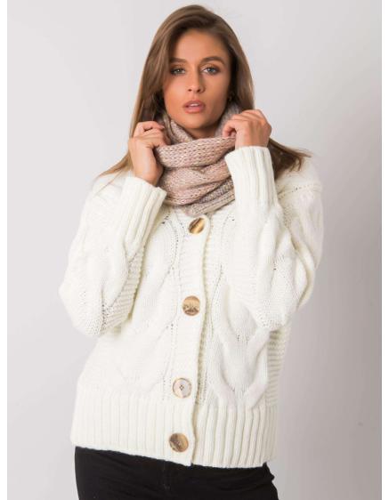 Női sál aranyszállal JEMMA rózsaszínű