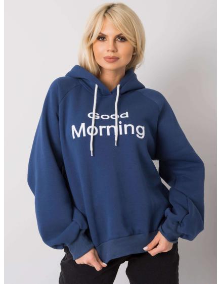 Női kapucnis pulóver ALICE sötétkék