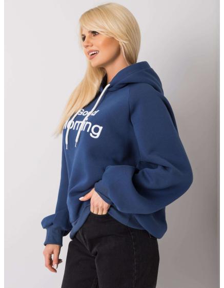 Női kapucnis pulóver ALICE sötétkék
