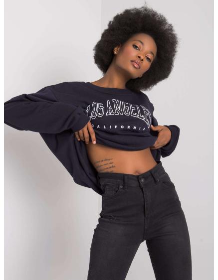 Dámska mikina Drew RUE PARIS navy blue