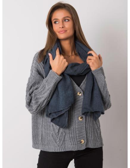 Női kötött sál NORA sötétkék