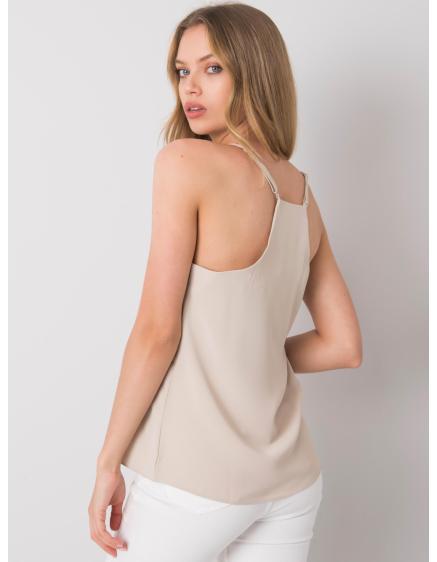Dámský top bez ramínek LINDA béžový 