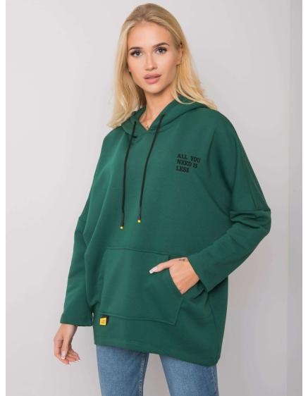 Női pulóver LAYLLA sötétzöld