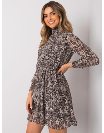 Dámské šaty Jacquie RUE PARIS béžové