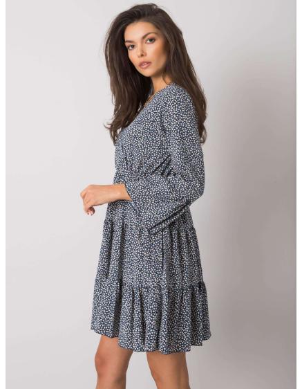 Dámské šaty květinové DALEYZA námořnicky modré  