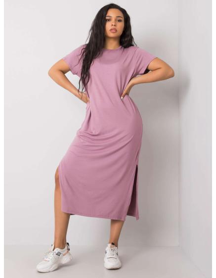 Női plus size ruha NANETTE pink
