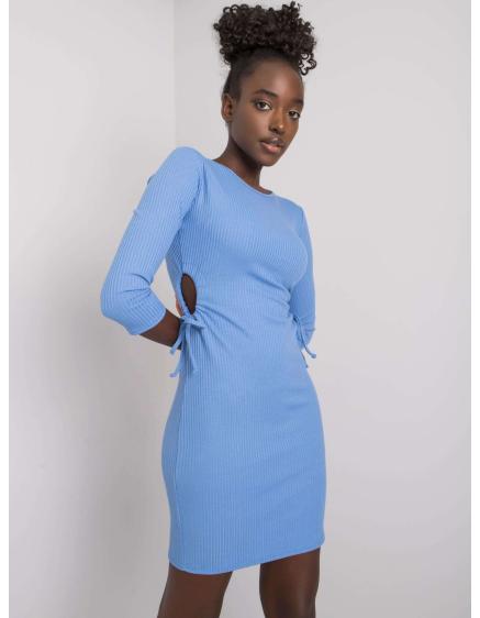 Dámske pruhované šaty ZOEY modré