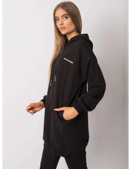 Dámská mikina s kapsami INDIRA černá 