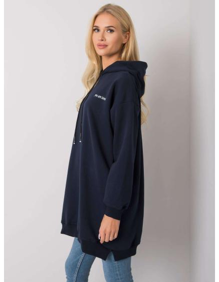 Dámská mikina s kapsami INDIRA námořnická modrá 