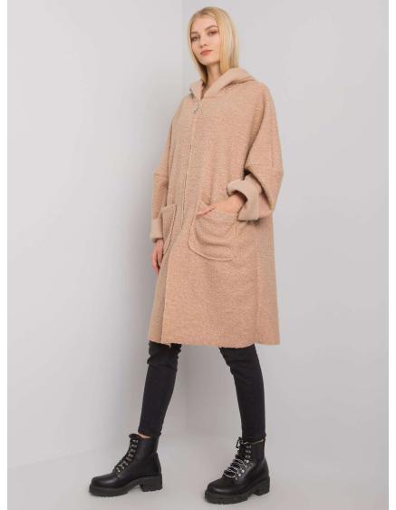 Női kapucnis kabát Serah OCH BELLA bézs bézs