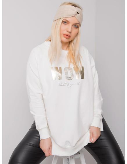 Dámská halenka plus size s dlouhým rukávem HOLDENVILLE ecru