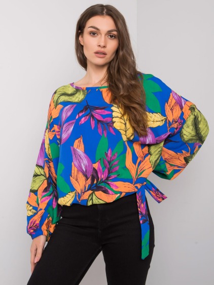 Dámská halenka oversize AINARA modrá