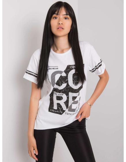 Dámské tričko s potiskem AMBER bílé 