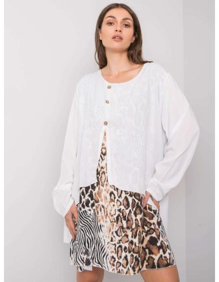 Női laza ruha GRACILYN fehér