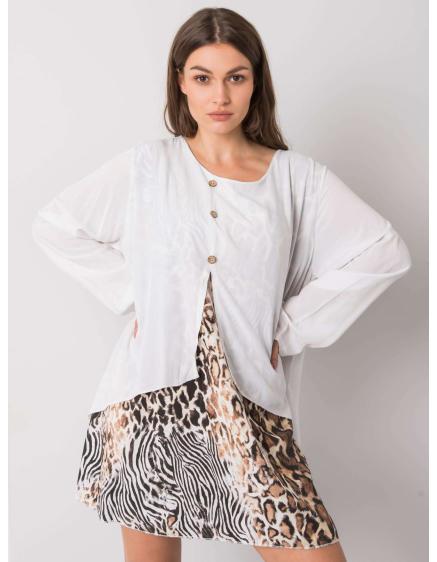 Női laza ruha GRACILYN fehér