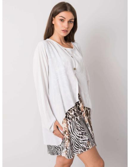 Női laza ruha GRACILYN fehér