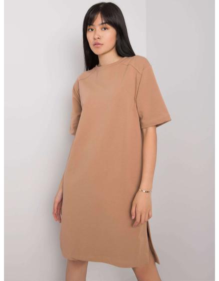 Dámské šaty Mistee RUE PARIS hnědé