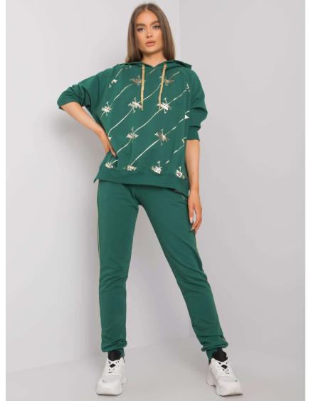 Dámská souprava s potiskem CLIFFTON tmavě zelená 