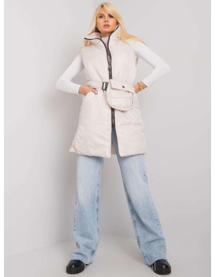 Dámská vesta péřová ADELINE ecru