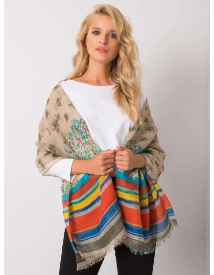 Dámska šatka so vzorom DRAKE béžová