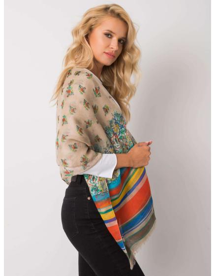 Dámska šatka so vzorom DRAKE béžová