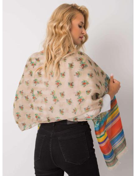 Dámska šatka so vzorom DRAKE béžová