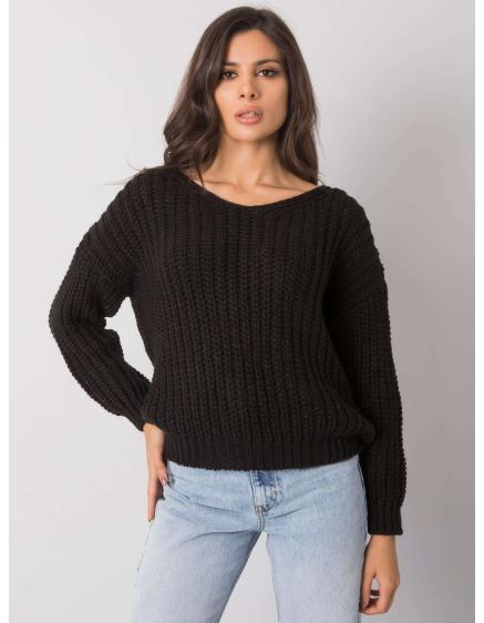 Női pulóver Worthington RUE PARIS fekete