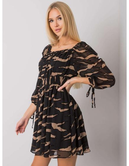 Női nyomtatott ruha PHILIPPI fekete és fehér