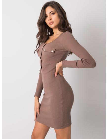 Dámske šaty Delaware RUE PARIS hnedé