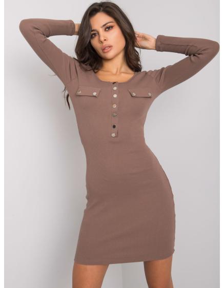 Dámske šaty Delaware RUE PARIS hnedé