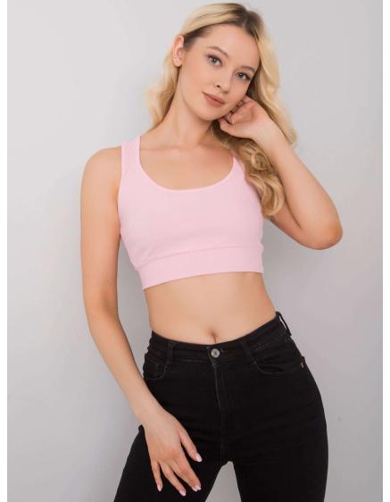 Női top Lily RUE PARIS világos rózsaszín