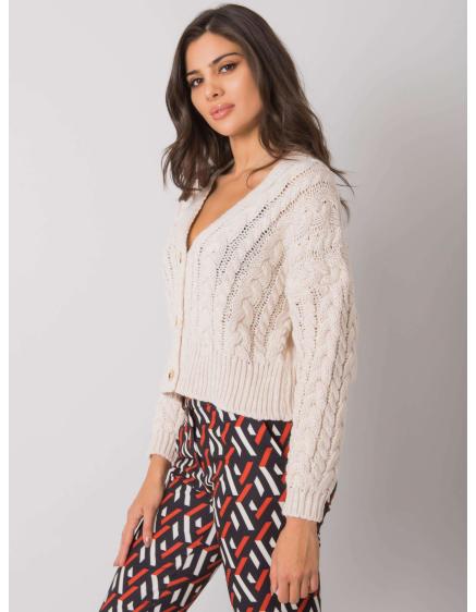 Dámsky kockovaný sveter Avezzano SUBLEVEL béžový