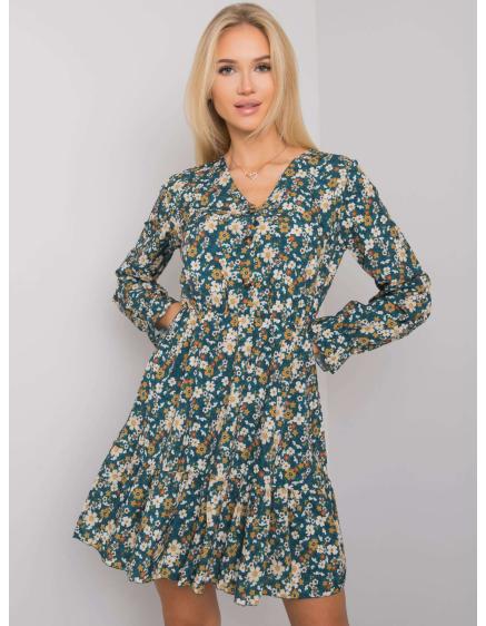 Anavi OCH BELLA zöld női fodros ruha