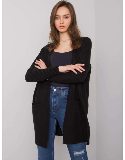 Női pulóver zsebekkel Barreiro RUE PARIS fekete