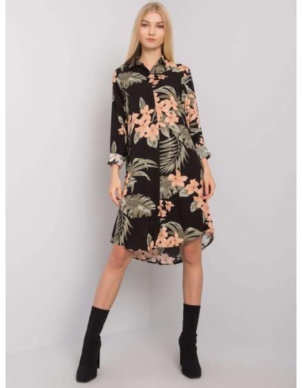 Női mintás ruha Valdez RUE PARIS RUE PARIS fekete